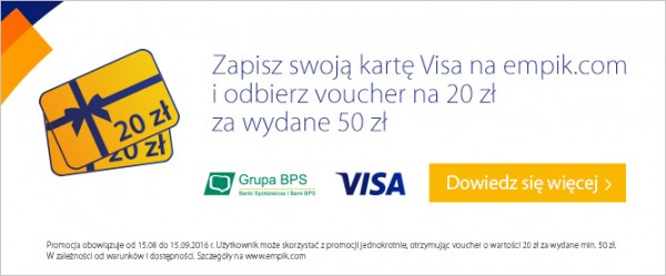 Promocja kart VISA na empik.com