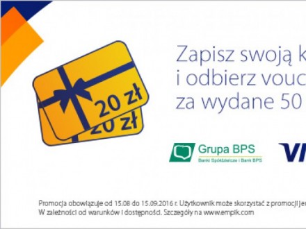 Promocja kart VISA na empik.com